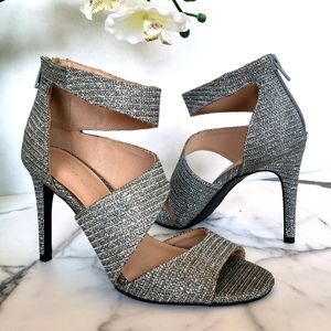Christian Siriano Silver Lily Asymmetrical Pump